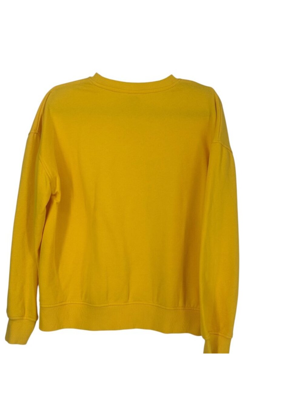 Disney Sweatshirt Unisex Medium Yellow Winnie Pooh Graphic Crewneck Retro Y2K - Picture 2 of 9
